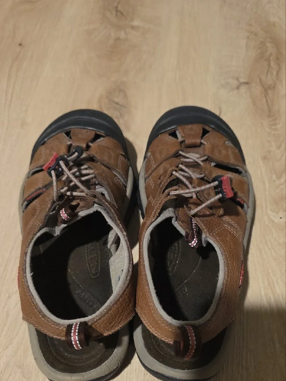 KEEN Newport Waterproof Leather Hiking Sandals Brown